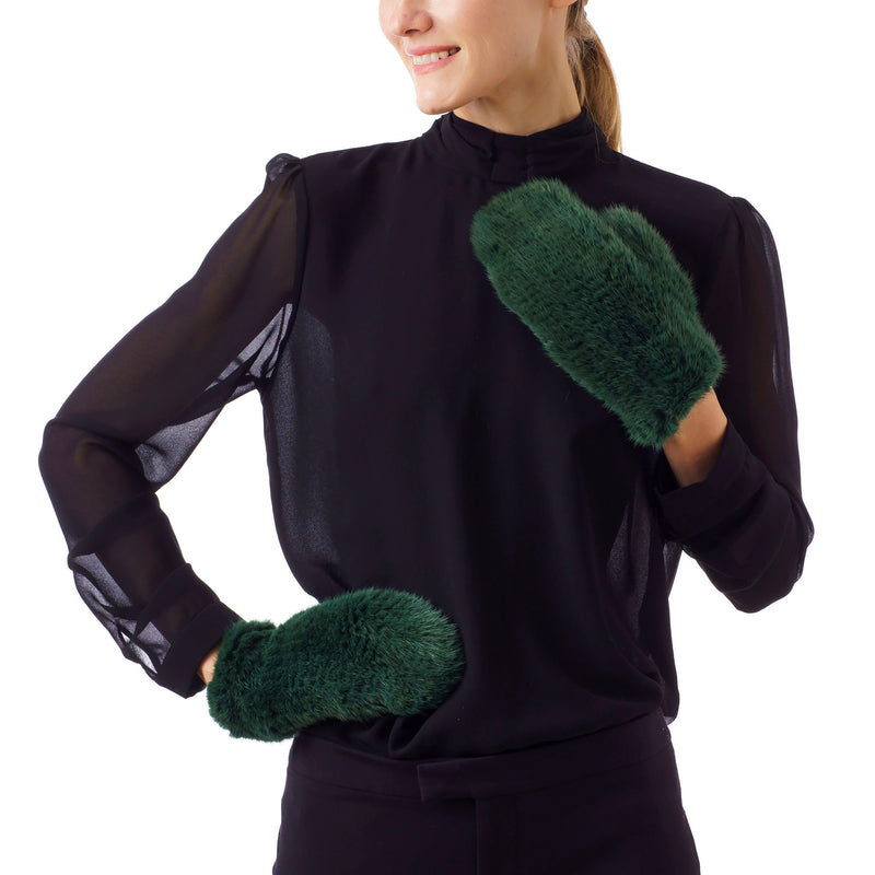MAMMOTH Green KnItted Gloves
