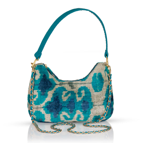 MOONBAG, IKAT SAMARKAND BLUE