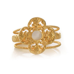 MONA Adjustable Ring Pearl