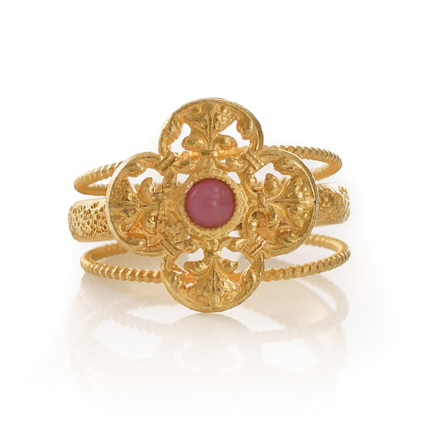 MONA Adjustable Ring Pink