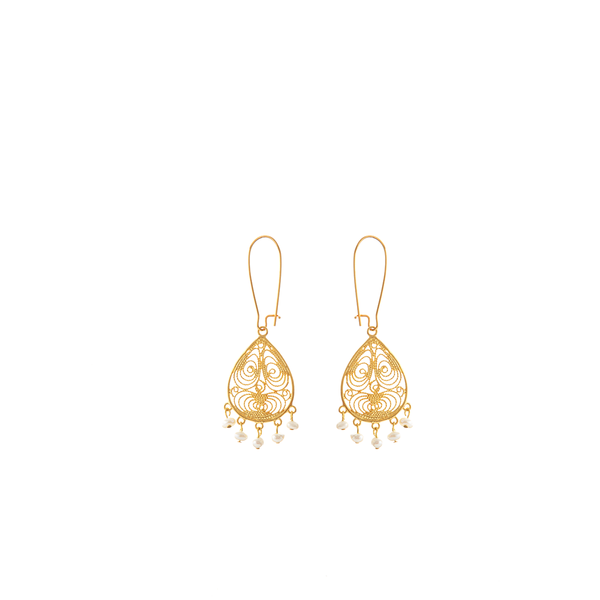 ONDINE Earring Gold-Plated and Pearl