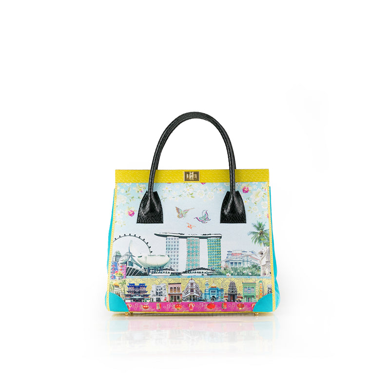 Singapore Story ONG SAN FU ‘We Love Singapore’ bag LOUISE HILL for DARSALA