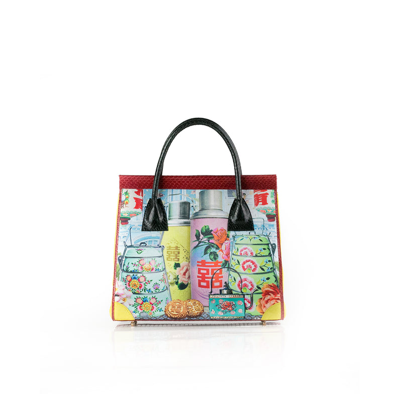Singapore Story ONG SAN FU ‘Singapore Shophouse’ bag in collaboration with LOUISE HILL