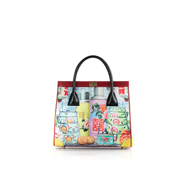 Singapore Story ONG SAN FU ‘Singapore Shophouse’ bag in collaboration with LOUISE HILL