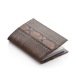 TRAVELAD Passport Cover Turtle and DBN Cobra and Walnut Python