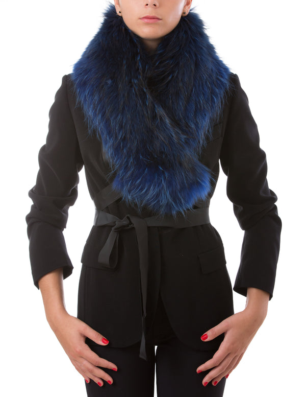 Zurs, Modular Blue Fur Collar