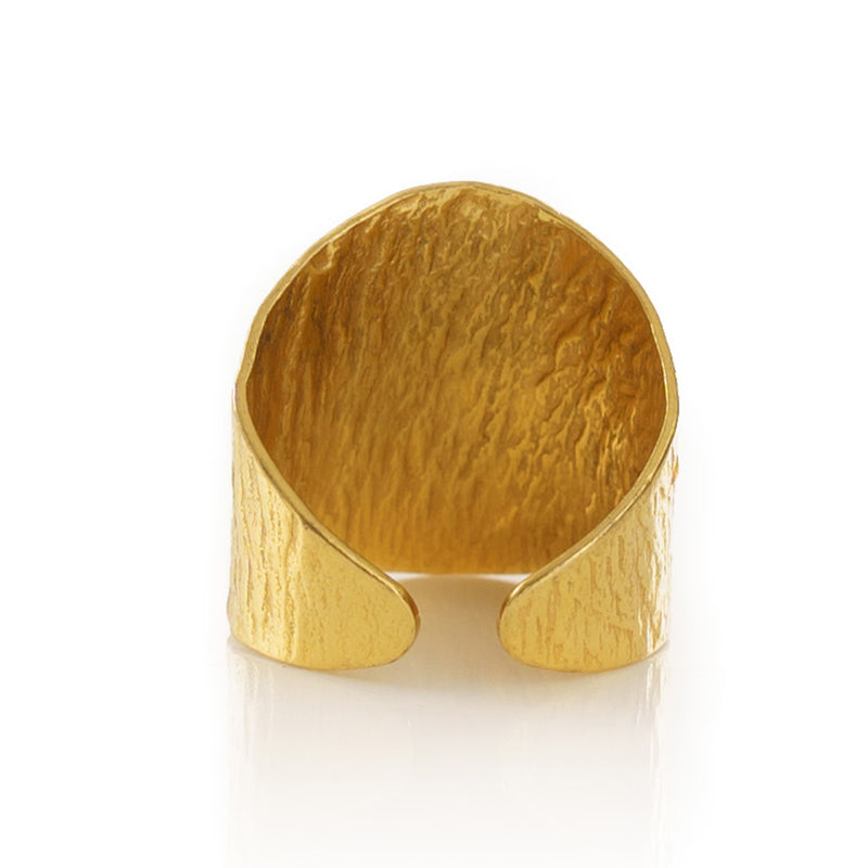 SAHEL adjustable ring coral