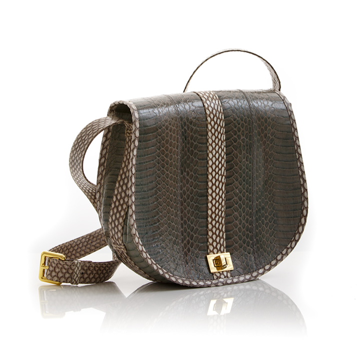 Cross Body Bag SOMINI Cloudy Grey Cobra