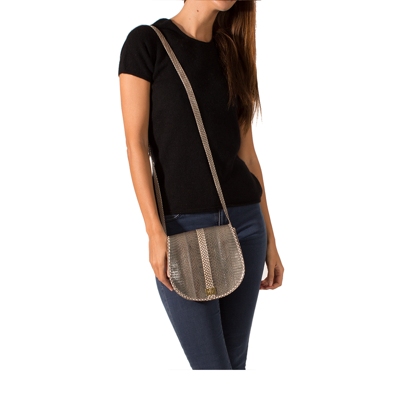 Cross Body Bag SOMINI Cloudy Grey Cobra