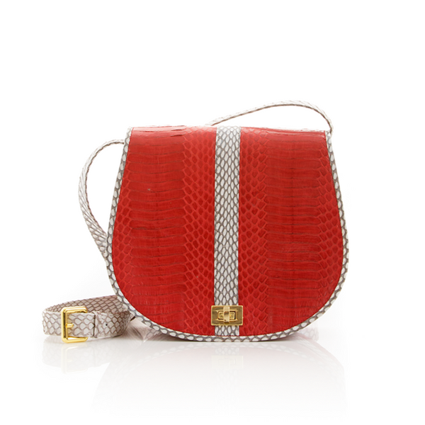 Cross Body Bag SOMINI Red Cobra