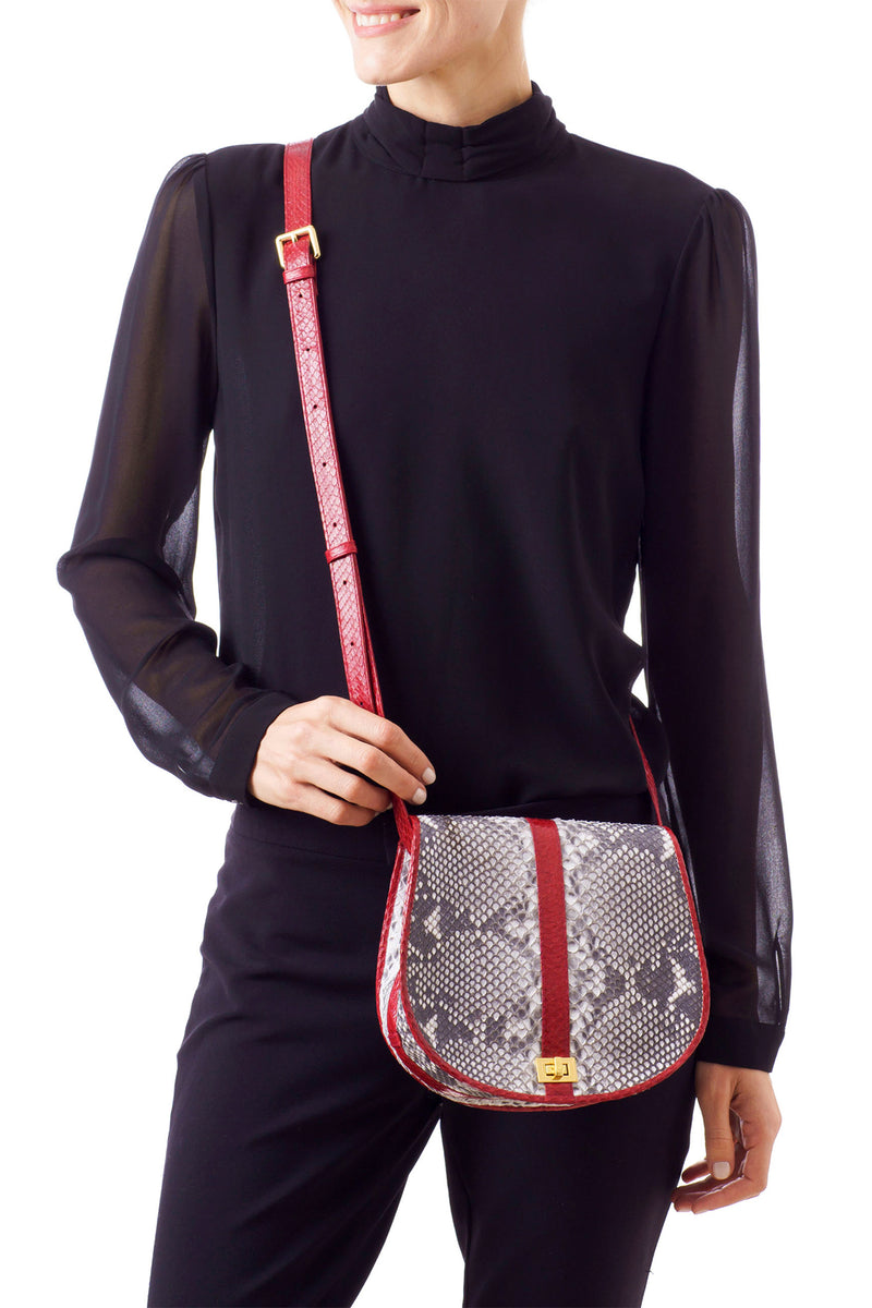 Cross Body Bag SOMINI natural & red