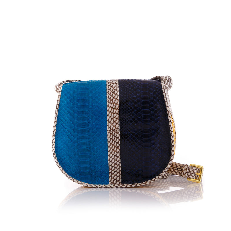 Cross Body Bag SOMINI mixed blue colors