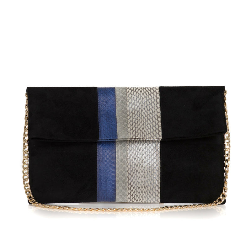 STRIPY clutch bag