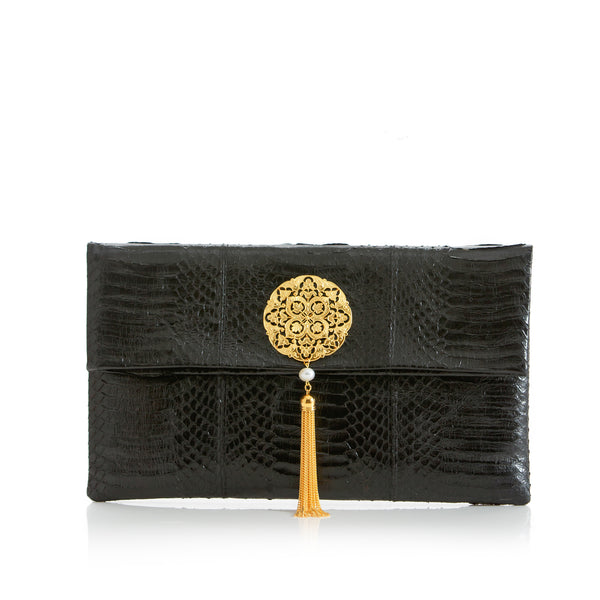 VAVAVOOM clutch bag black cobra