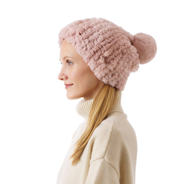 Verbier Pink Knitted Hat