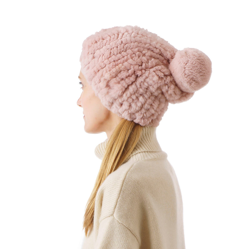 Verbier Pink Knitted Hat