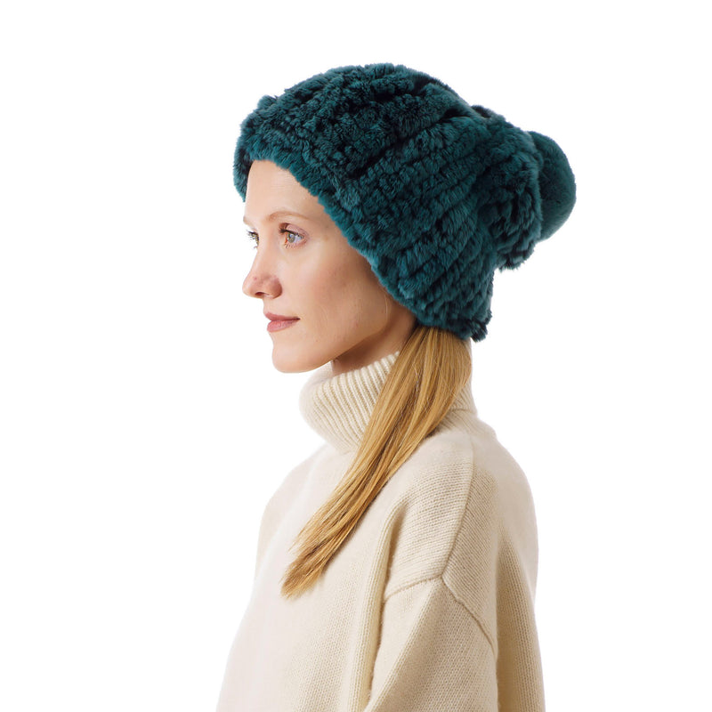 Verbier Green Knitted Hat