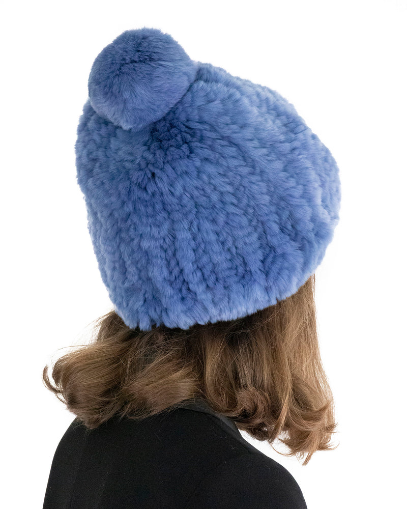 Verbier blue Knitted Hat