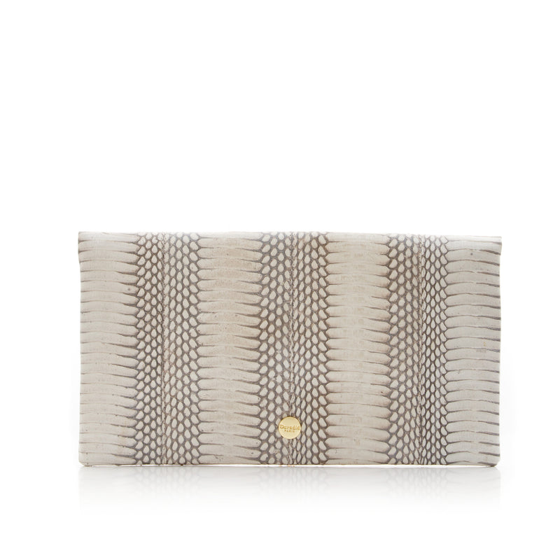 VAVAVOOM clutch bag silver cobra