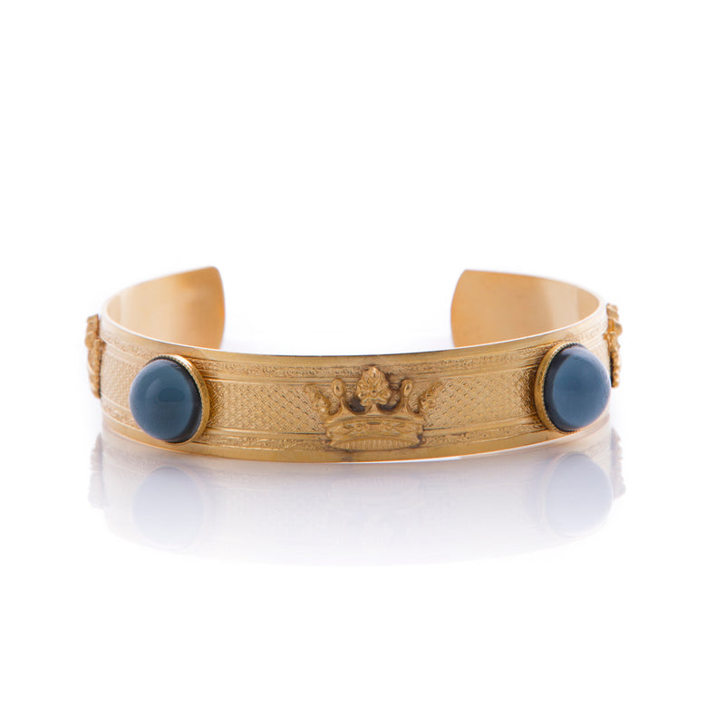 GAIA Bracelet Gold-Plated Night Blue