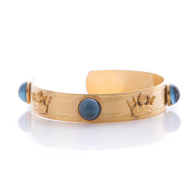 GAIA Bracelet Gold-Plated Night Blue