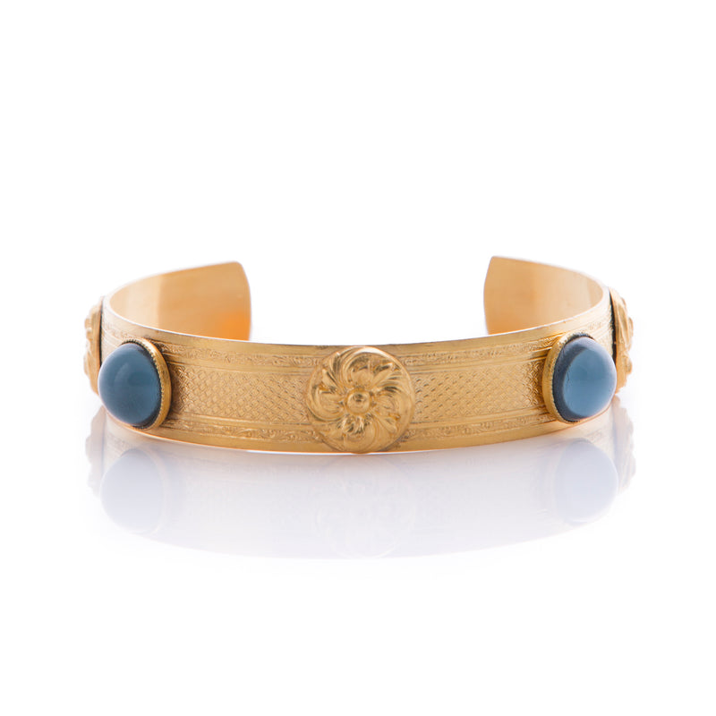 APHRODITE Bracelet Gold-Plated Night Blue