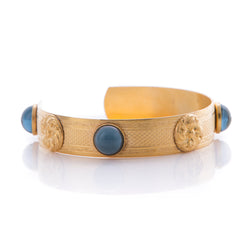 APHRODITE Bracelet Gold-Plated Night Blue