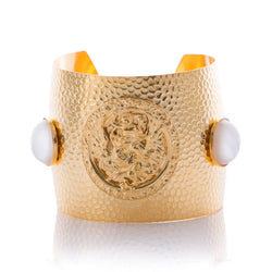 ATHENA Bracelet Gold-Plated Lune Cuff