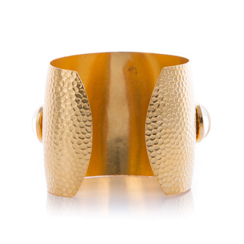 ATHENA Bracelet Gold-Plated Lune Cuff