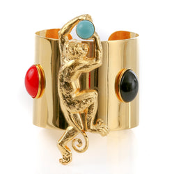 HOUHOU Bracelet Gold-Plated Cuff